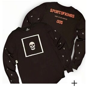 Sport of Kings Skull Box Long Sleeve Tee